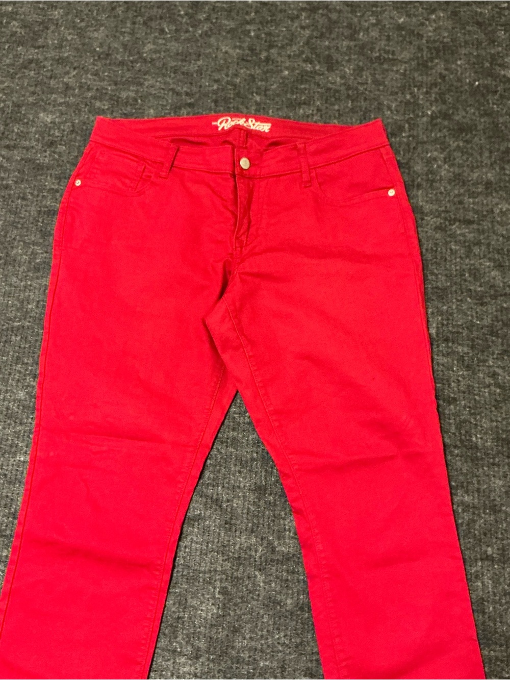 Old Navy Bright Red Skinny Jeans